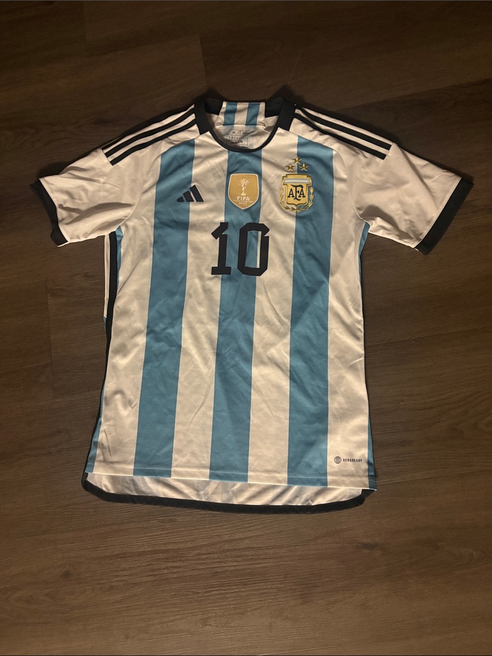 adidas Argentina Soccer Jersey - Light Blue & White